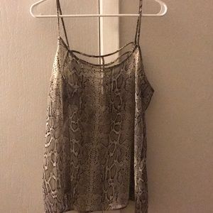 Snakeskin tank from Maurice’s